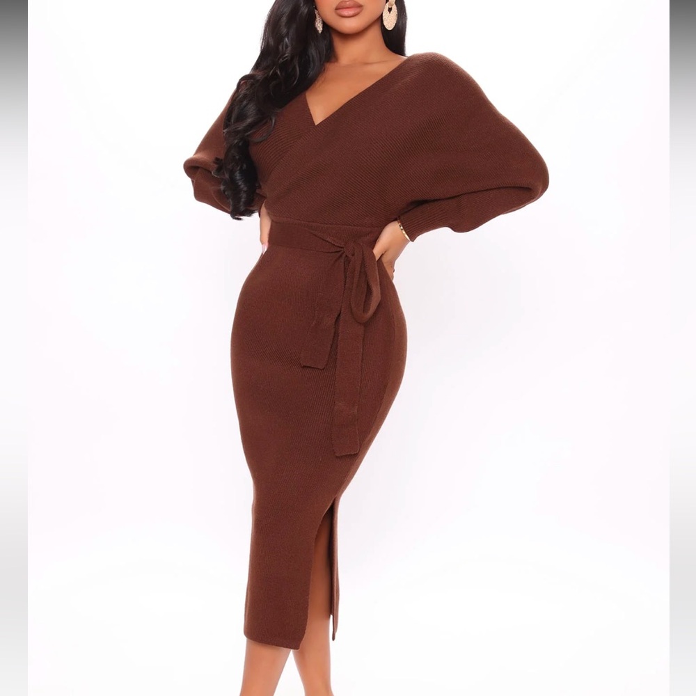 Black sweater Dress